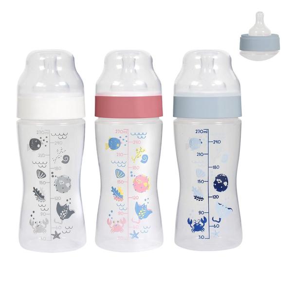 Imagem de Mamadeira Babygo 270ml Wide Neck Silicone +6 Meses