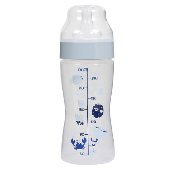 Imagem de Mamadeira Babygo 270ml Wide Neck Silicone +6 Meses