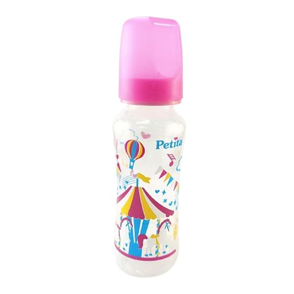 Imagem de Mamadeira Bico de Silicone Ortodôntico 240ml - Azul e Rosa - Estampas Variadas