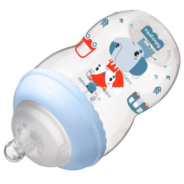 Imagem de Mamadeira Bico Silicone Anticolica Fisher Price Classi 270ml