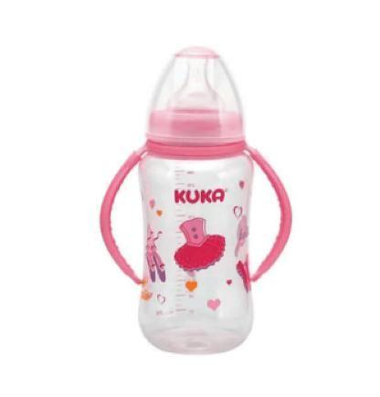 Imagem de Mamadeira big natural com alça - 330ml  1572 - kuka 