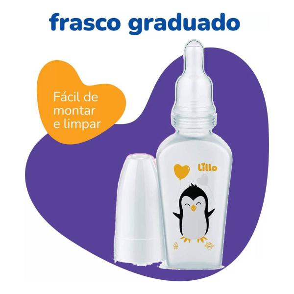 Imagem de Mamadeira Chuquinha Primeiros Passos 50ml Neutro - Lillo