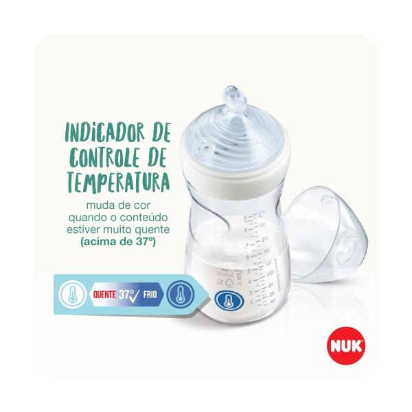 Imagem de Mamadeira Com Controle de Temperatura Smart Flow 150ml - NUK