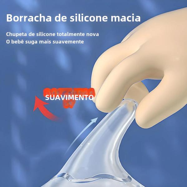 Imagem de Mamadeira de Vidro Anti-Flatulência para Recém-Nascidos - Sem BPA (90ml/160ml)