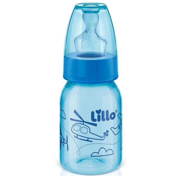 Imagem de Mamadeira Divertida 120ml 0-6m Azul Lillo