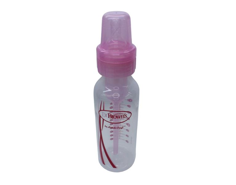 Imagem de MAMADEIRA - DR. BROWNS - ANTI-COLIC - NATURAL FLOW - 250ml - Rosa