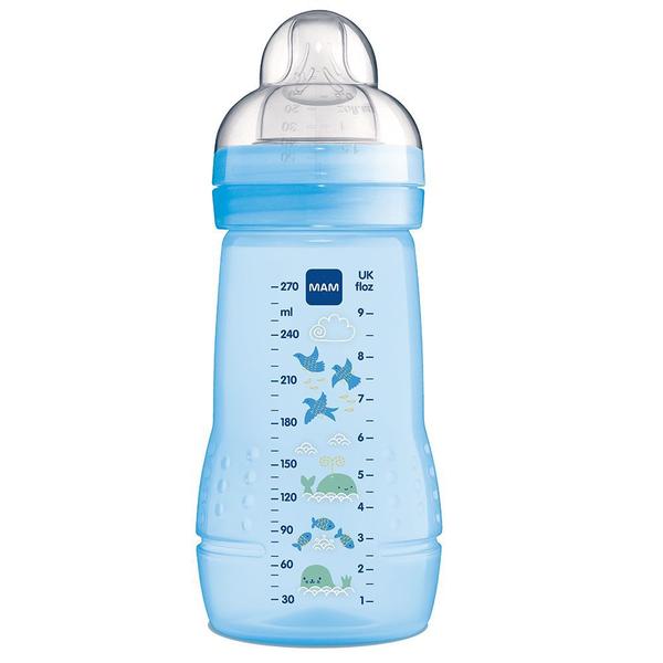 Imagem de Mamadeira Easy Active 270ml 2m+ Mam Azul