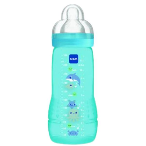 Imagem de Mamadeira easy active 330ml menino - mam 4833