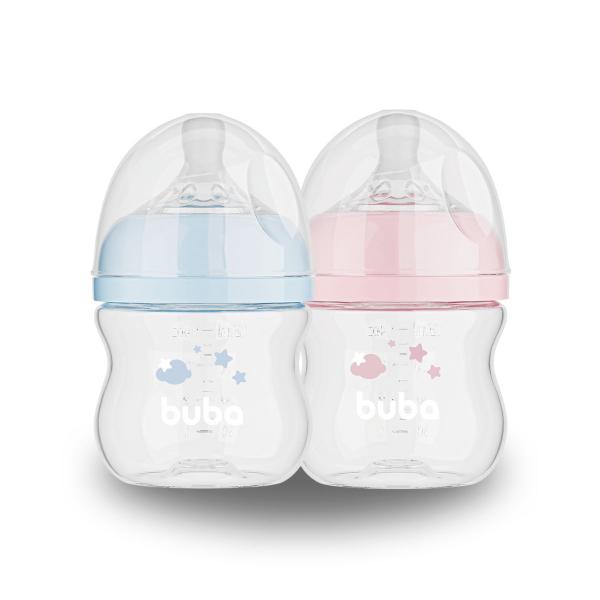 Imagem de Mamadeira Easy Flow Nuvem Bebê 0 meses Free BPA Buba 120ml