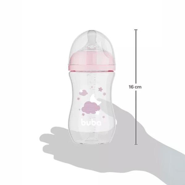 Imagem de Mamadeira Easy Flow Nuvem Bebê 2 meses Free BPA Buba 270ml