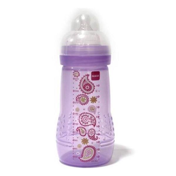 Mamadeira fashion bottle mam 270ml girls 4838 Imagem de Mamadeira fashion bottle mam 270ml girls 4838