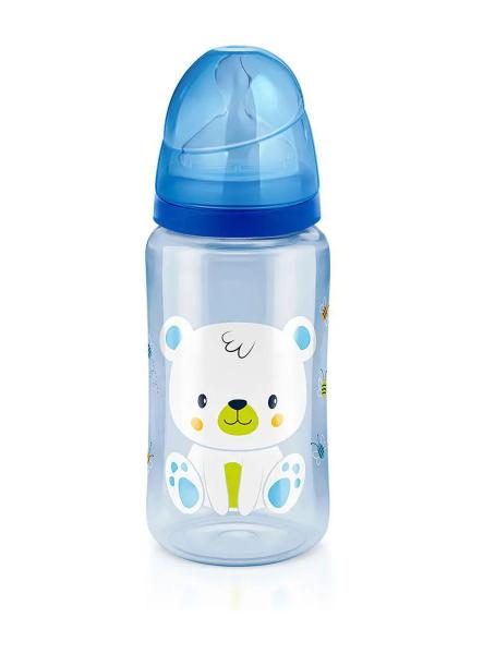 Imagem de Mamadeira Fiona Orto tam2 Azul 300ml - Lillo