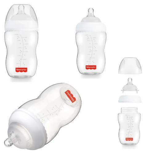 Imagem de Mamadeira First Moments 330ml 2m+ Neutra Fisher-price