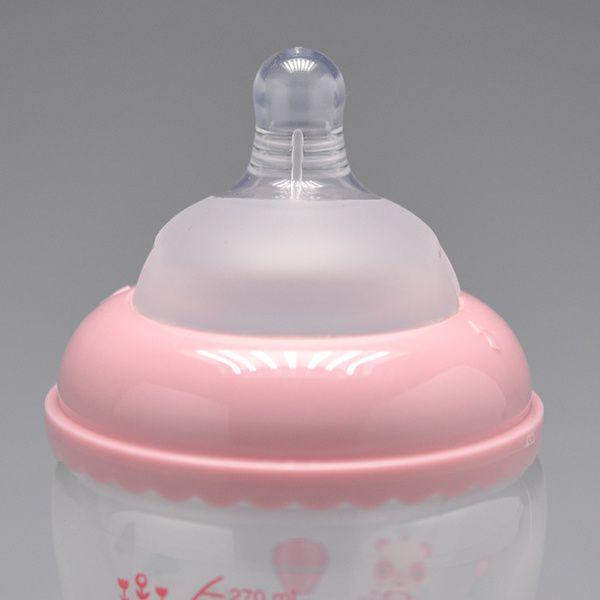 Imagem de Mamadeira First Moments Rosa Algodão 270ml 2m+ Fisher-price