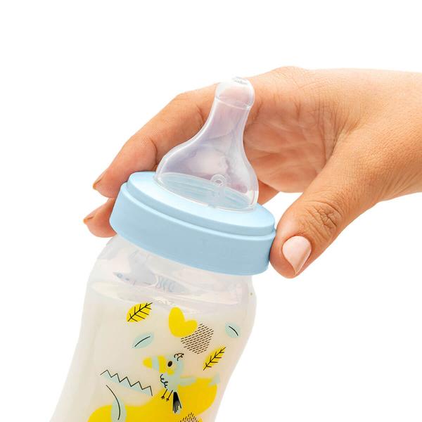 Imagem de Mamadeira Infantil 270ML Mini Floresta Azul Tupperware