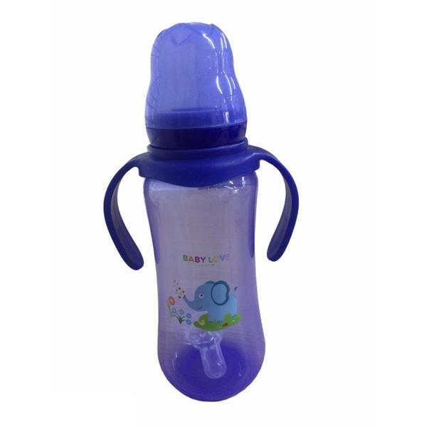 Imagem de Mamadeira Infantil com Tampa, Alça e Bico 280ml - AG9283