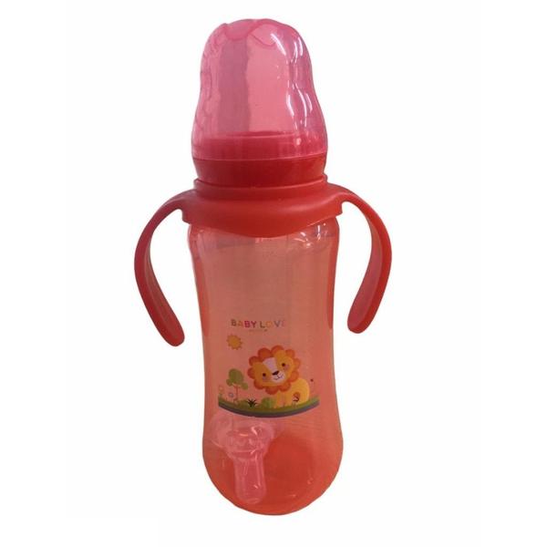 Imagem de Mamadeira Infantil com Tampa, Alça e Bico 280ml - AG9283