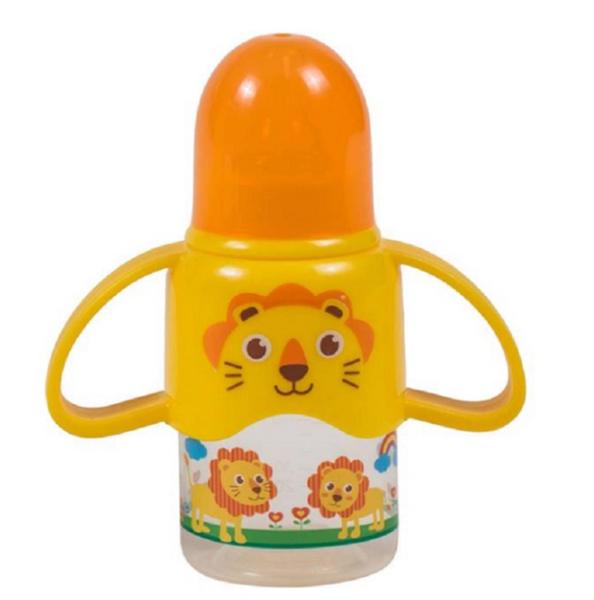 Imagem de Mamadeira Infantil Happy Zoo 140 ml - Bico Ortodontico