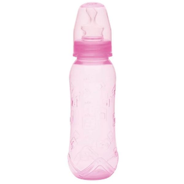 Imagem de Mamadeira Kuka 250Ml Aquarela Bico Ortodôntico Rosa/Azul