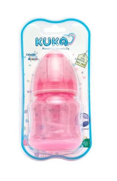 Mamadeira kuka aquarela big rosa 150ml bpa fr Imagem de Mamadeira kuka aquarela big rosa 150ml bpa fr