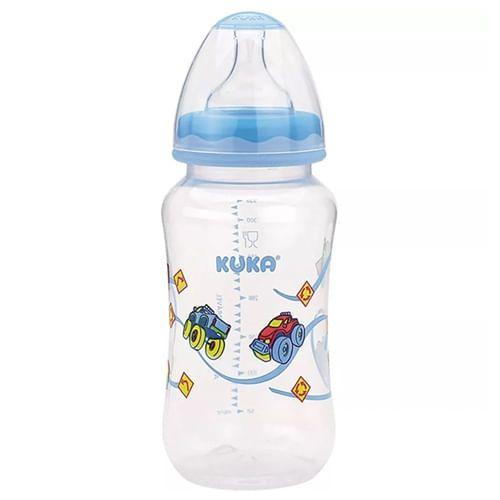 Imagem de Mamadeira Kuka Natural Bico Reto Azul 160ml