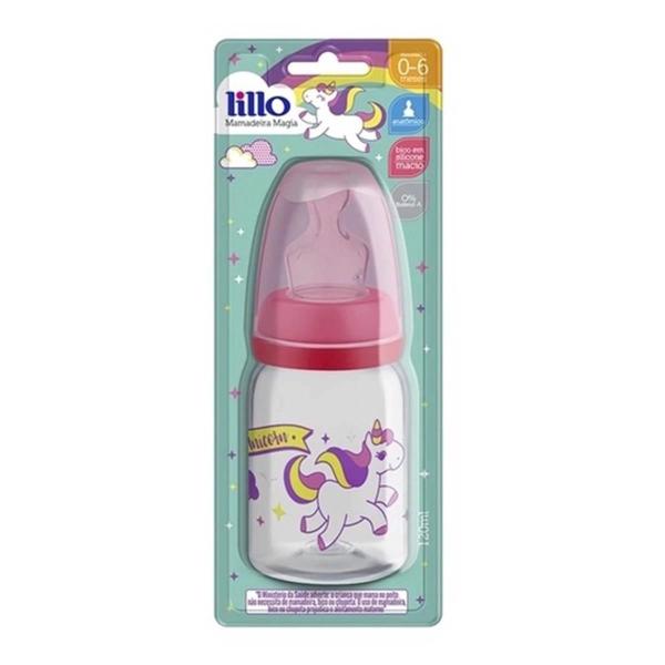 Imagem de Mamadeira Magia Lillo Bico Silicone 120ml 0 a 6 Meses