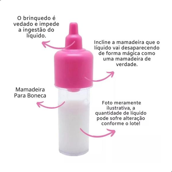 Mamadeira Magica Com Leite Falso Para Boneca Incline Para Desaparecer - Darujo Imagem de Mamadeira Magica Com Leite Falso Para Boneca Incline Para Desaparecer