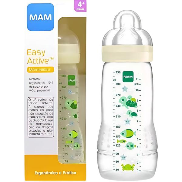 Imagem de Mamadeira Mam Easy Active Bico Silicone Amamentação Bebê 330