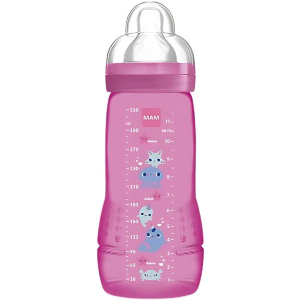 Imagem de Mamadeira Mam Easy Active Bico Silicone Amamentação Bebê 330