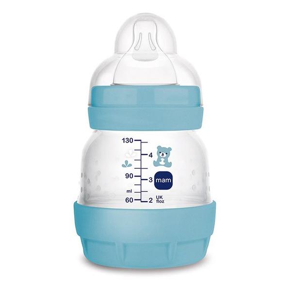 Imagem de Mamadeira Mam Easy Start 130ml 0 Meses+ Recém Nascido Anticólica Autoesterilizável Diversas Cores - Mam