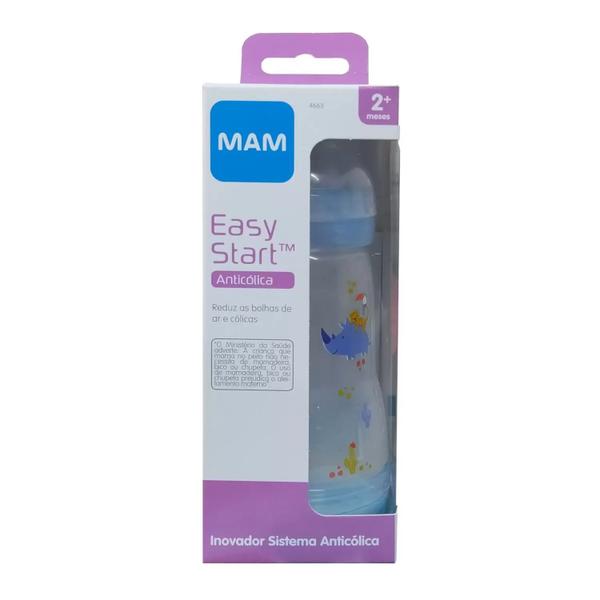 Imagem de Mamadeira Mam Easy Start Anticolica Azul 260ml 2+ meses