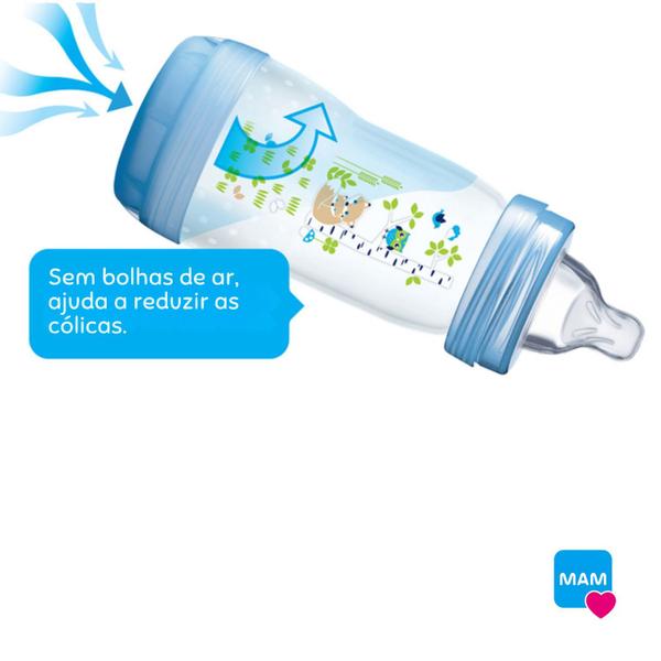 Mamadeira Mam Easy Start Anticólica Recém Nascido 130 e 260 Bico