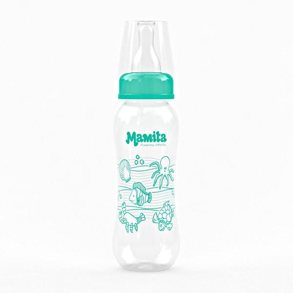 Imagem de Mamadeira Mamita 240Ml Decorada Bico De Silicone - Kit 12