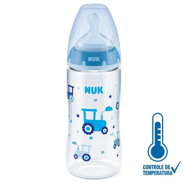 Mamadeira Nuk FC Controle de Temperatura 300ml Imagem de Mamadeira Nuk FC Controle de Temperatura 300ml