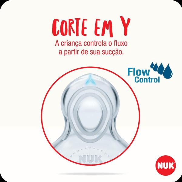 Imagem de Mamadeira Nuk First Choice 300Ml Controle Temperatura Rosa