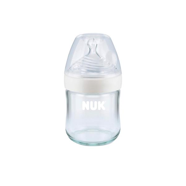 Imagem de Mamadeira NUK Simply Natural Glass 120mL, pacote com 3