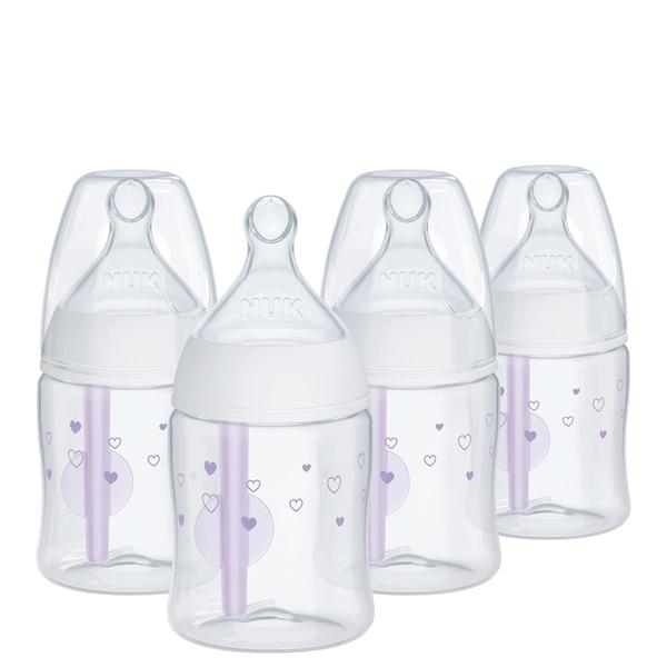 Imagem de Mamadeira NUK Smooth Flow Pro Anti Colic 150 ml, pacote com 4 unidades para meninas