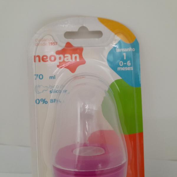 Imagem de Mamadeira Para Bebê Neopan 70ml tamanho 1 para bebe de 0-6 meses