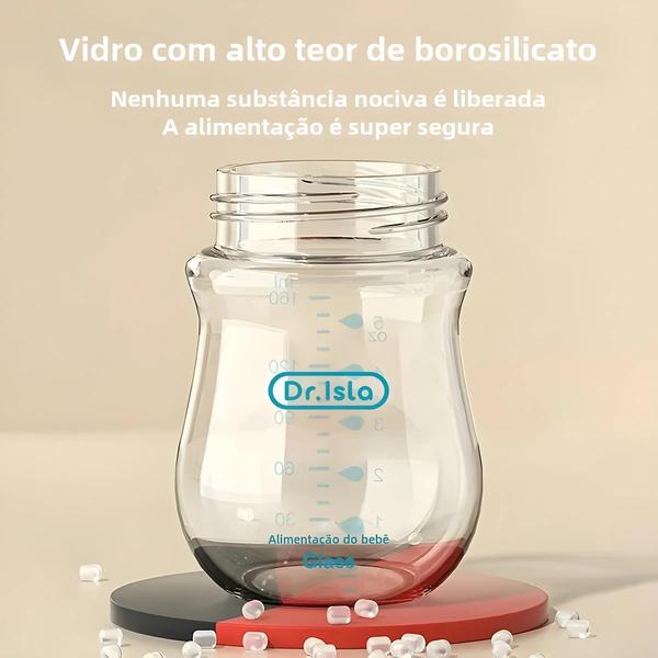 Imagem de Mamadeira para Bebês Recém-Nascidos (90/160ml) - Sem BPA e Anti-Estrangulamento