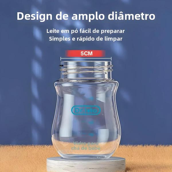 Imagem de Mamadeira para Bebês Recém-Nascidos (90/160ml) - Sem BPA e Anti-Estrangulamento