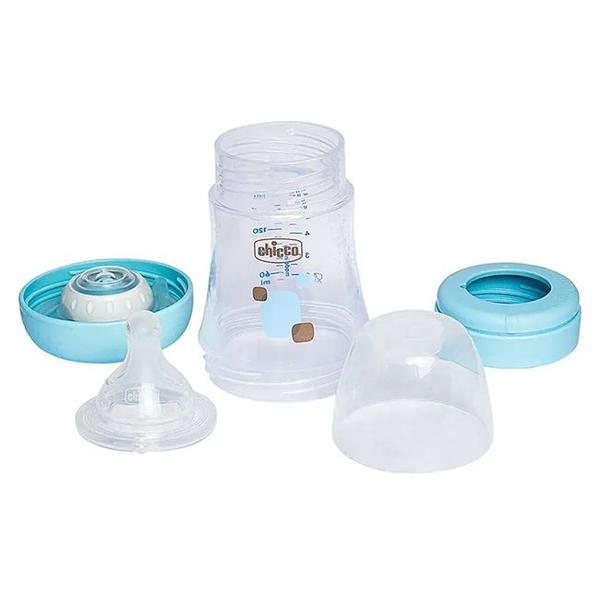 Imagem de Mamadeira Perfect 5 Fluxo Inicial 150ml Rescém Nascido Menino Menina 0m+ Chicco