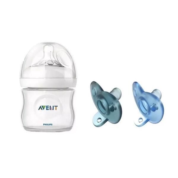 Imagem de Mamadeira Pétala 125ml +0m + Chupeta Soothie 2und 0-3meses Boys  Philips Avent