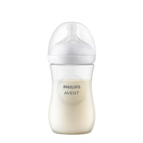 Imagem de Mamadeira Pétala 260ml Avent Transparente - Bico 1m+