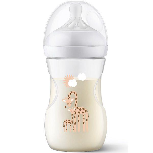 Imagem de Mamadeira Petala 260ML Decorada Girafa Philips AVENT SCY903/66