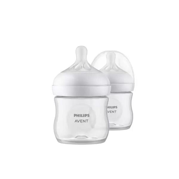 Imagem de Mamadeira Pétala 3.0 125ml +0m Transparente 2und Philips Avent