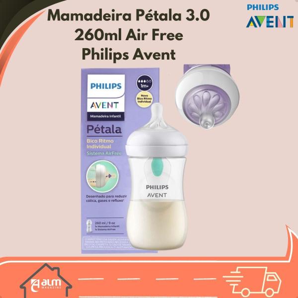 Imagem de Mamadeira Pétala 3.0 260ml Air Free Philips Avent Bico n 3