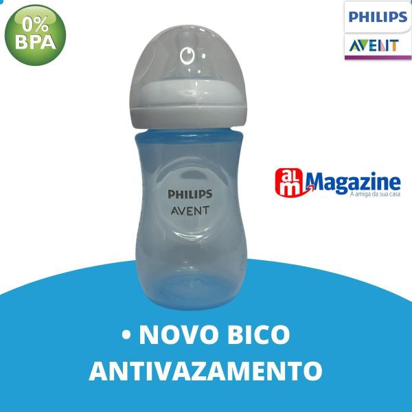 Imagem de Mamadeira Pétala 3.0 260ml Azul Philips Avent + bico n3 SCY903/21