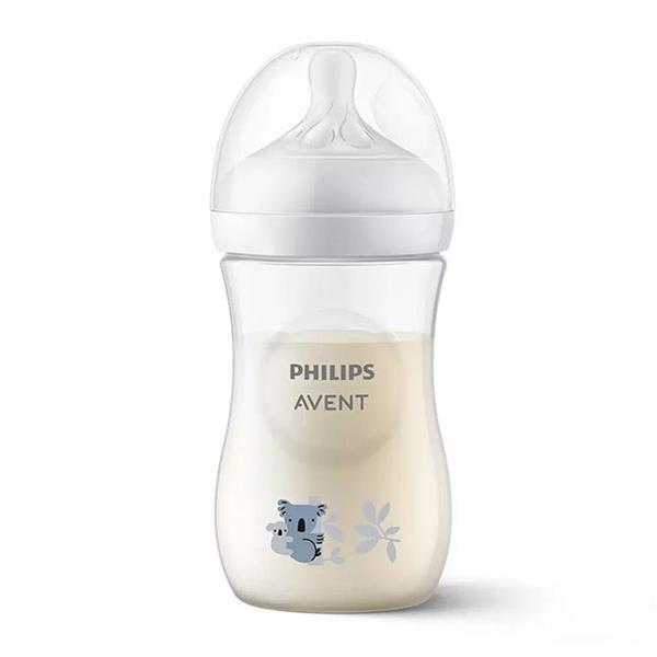 Imagem de Mamadeira Pétala 3.0 260ml Com Bico Nº3 Decorada Coala - Philips Avent