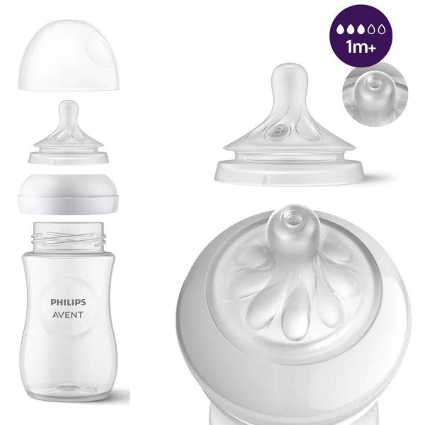 Imagem de Mamadeira Petala 3.0 260Ml Decorada Girafa - Philps Avent