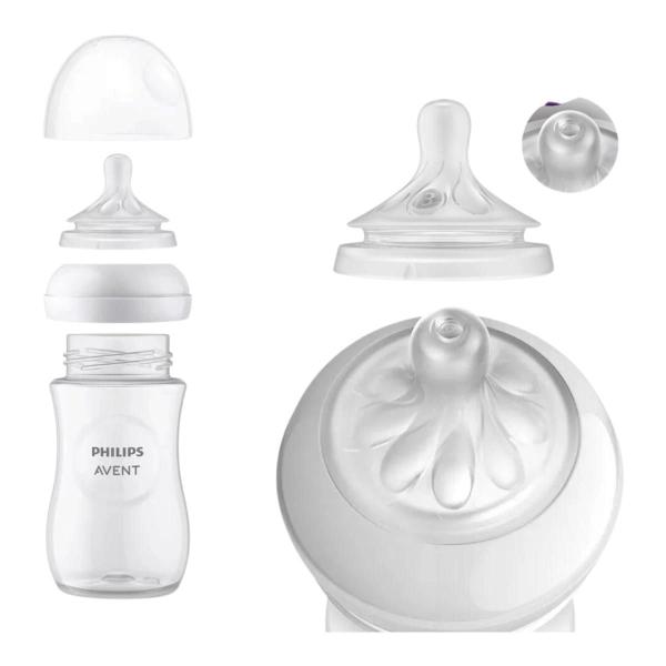 Imagem de Mamadeira Pétala 3.0 Decorada Girafa 260ml Philips Avent